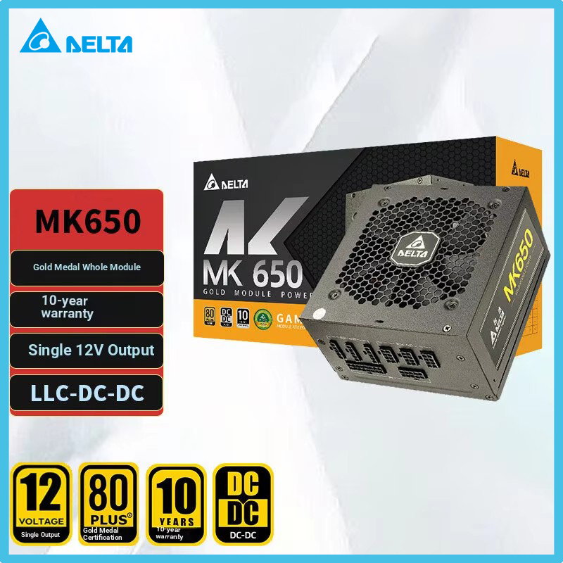 Power Supply 650W - DELTA MK650, Catu Daya PC Modular