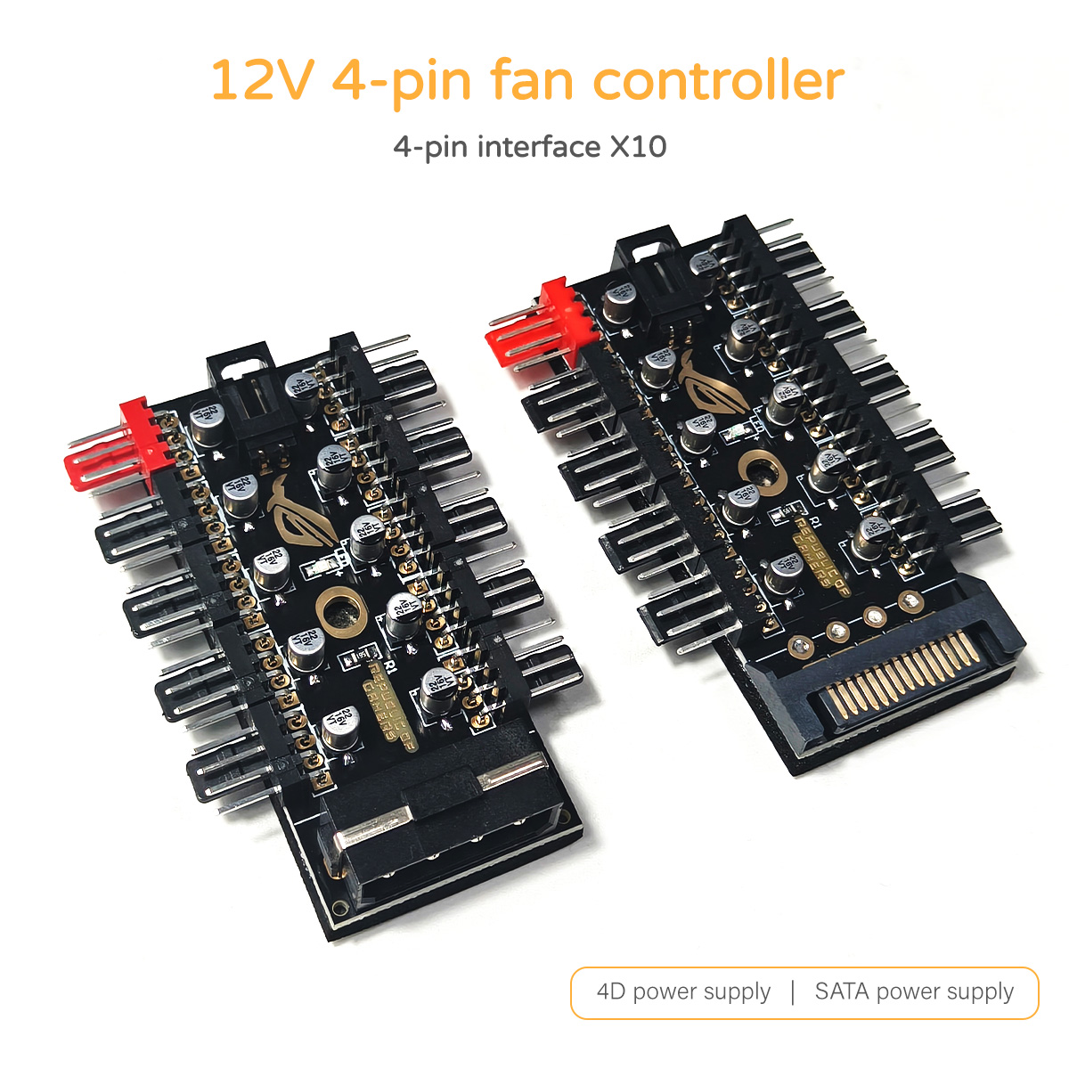 Pc Power Supply - Hub Pengontrol Kipas PWM 12V 4-Pin,