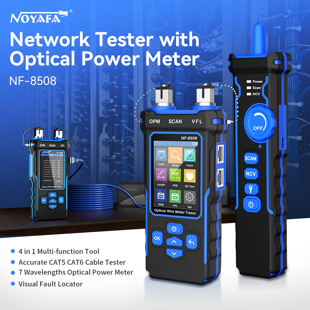 Power Supply Tester - NOYAFA NF-8508 Pelacak Kabel LAN Meteran