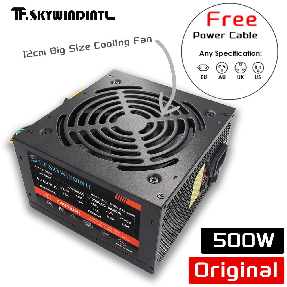 Power Supply 750W - PSU Power Supply PC Gaming Desktop