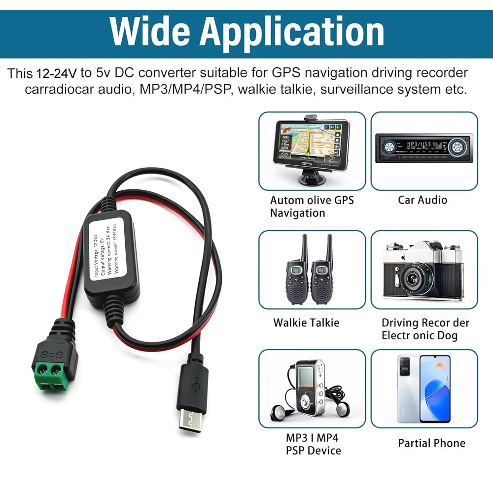 Konverter 12V/24V ke 5V Modul  - Modular Power Supply ulasan dan harga