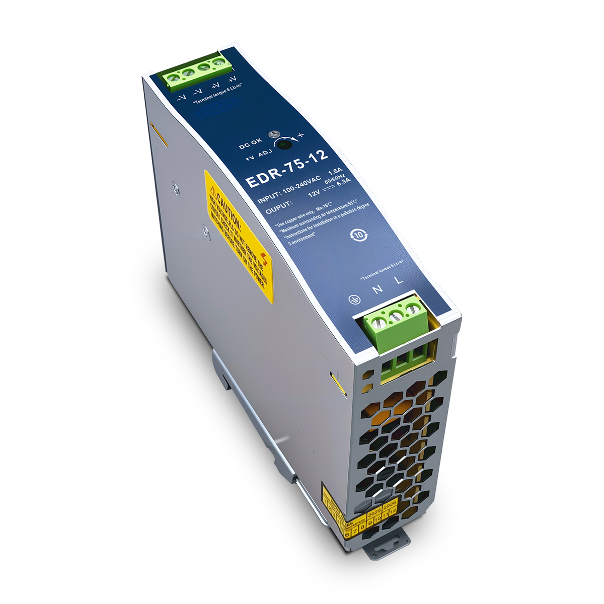 DIN RAIL EDR MDR 20W 60W 75W A - Smps Power Supply ulasan dan harga
