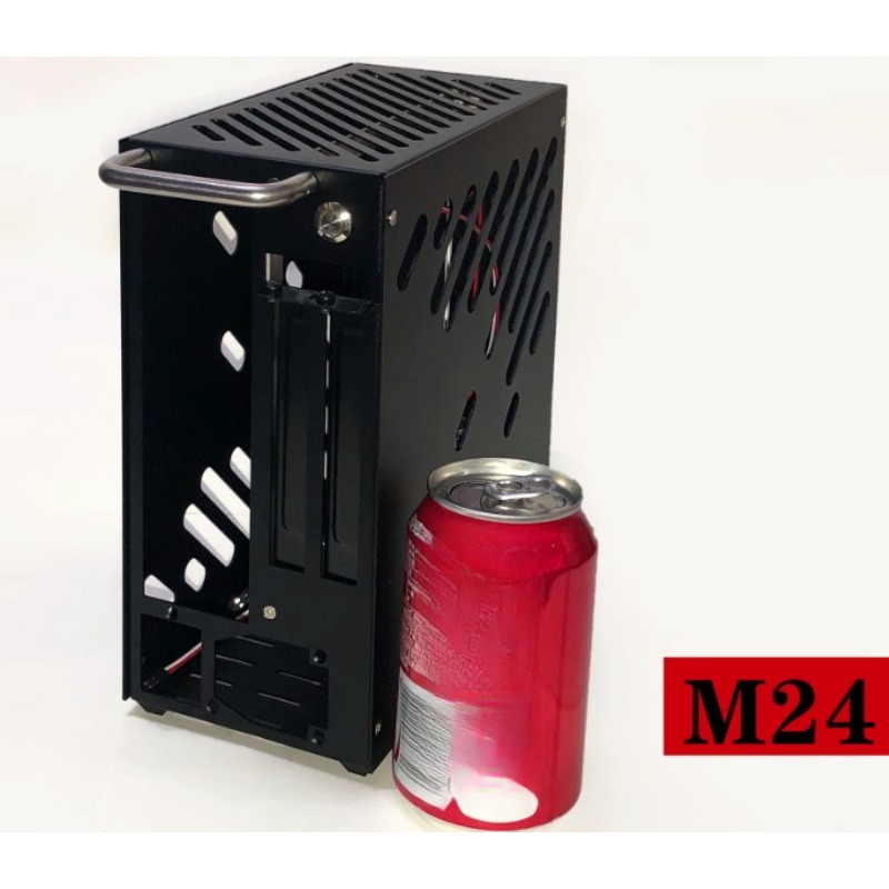 Casing M24 Mini A4 ITX Full-Al - Psu Computer ulasan dan harga