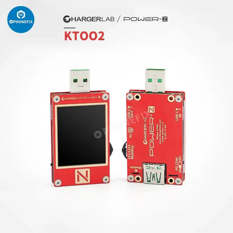POWER-Z KM003C KT002 KM001 Cha - Power Supply Tester ulasan dan harga
