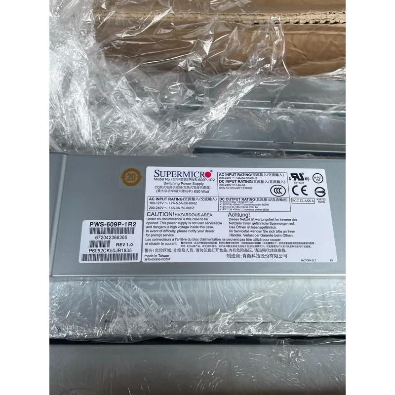 untuk Supermicro PWS-609P-1R2  - Power Supply 650W ulasan dan harga