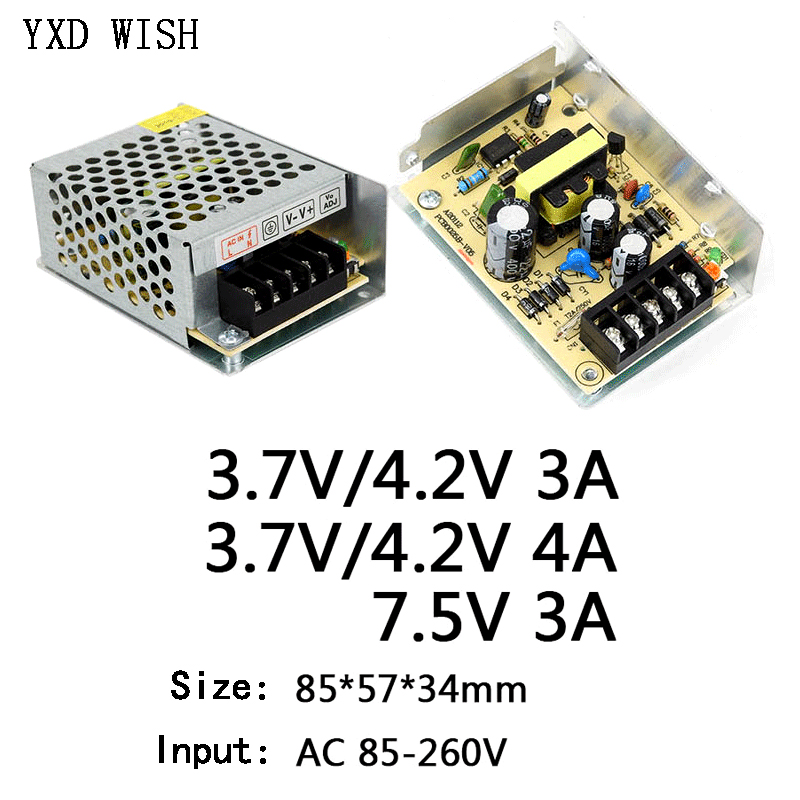 AC 220V Ke 3.7V 4.2V 7.5V Paso - Smps Power Supply ulasan dan harga