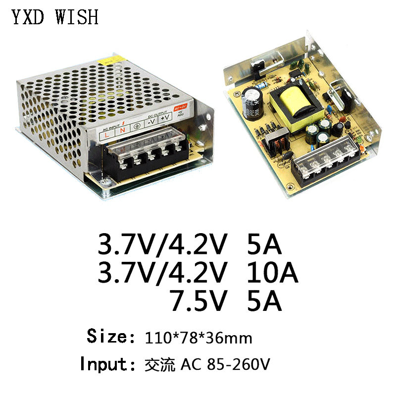 AC 220V Ke 3.7V 4.2V 7.5V Paso - Smps Power Supply ulasan dan harga