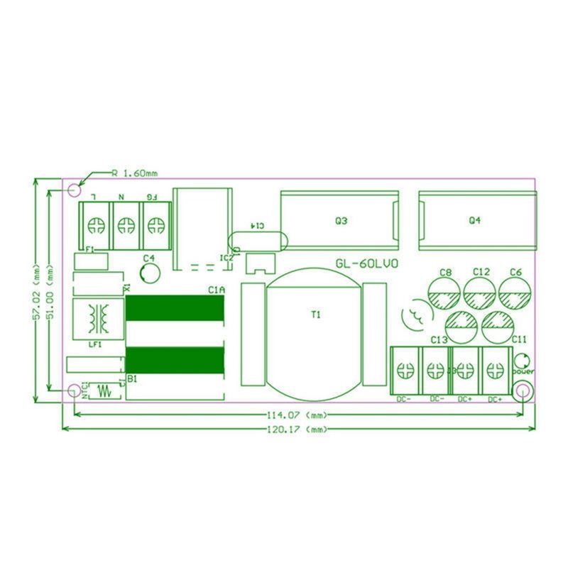 A73E-Bare Board 20W 5V 4A Swit - Dc Power Supply 12V ulasan dan harga