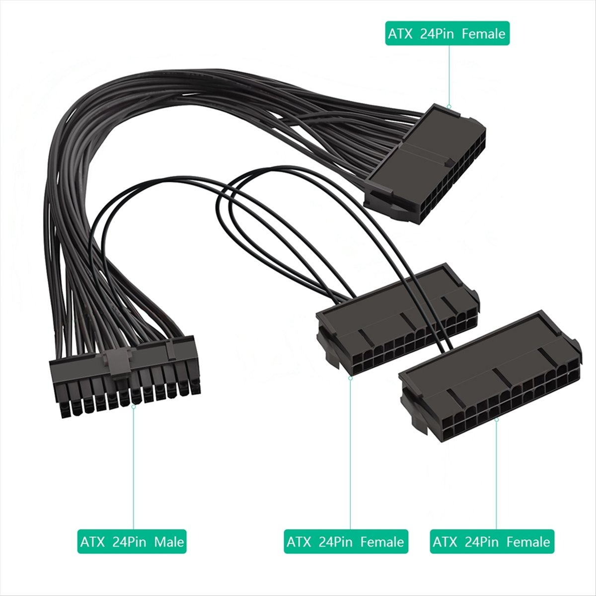 【A19R】ATX 24 Pin Male 1 hingga - Psu Computer ulasan dan harga