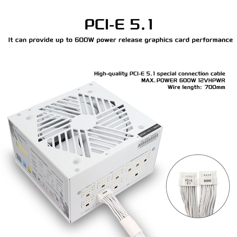 White 750w 850w 1000W 1200W Wa - Power Supply 750W ulasan dan harga